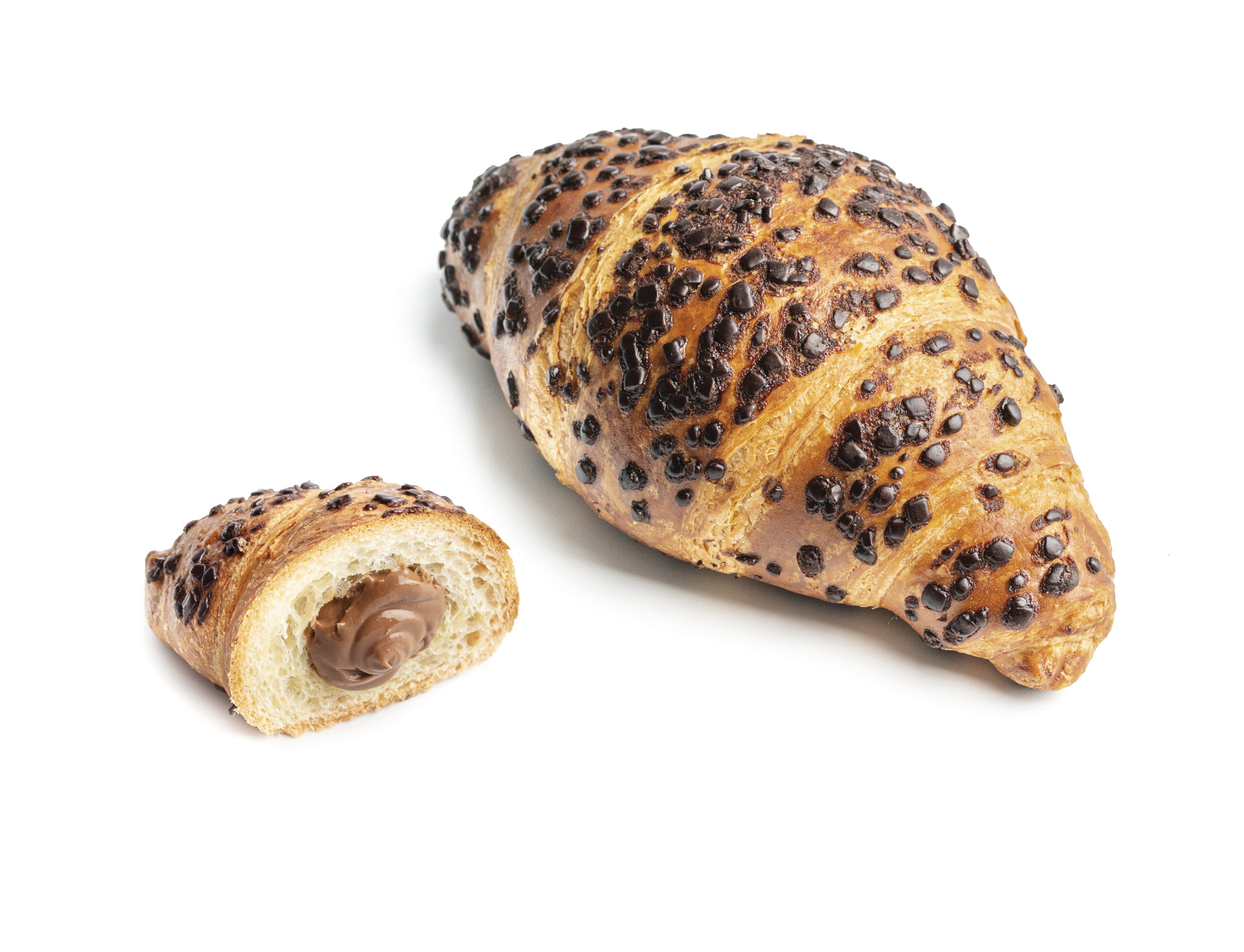 croissant alberghi ripieno cacao e nocciola